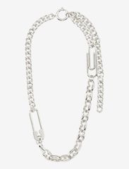 Pilgrim - PACE recycled chain necklace - Ķēdīšu kaklarotas - silver plated - 1