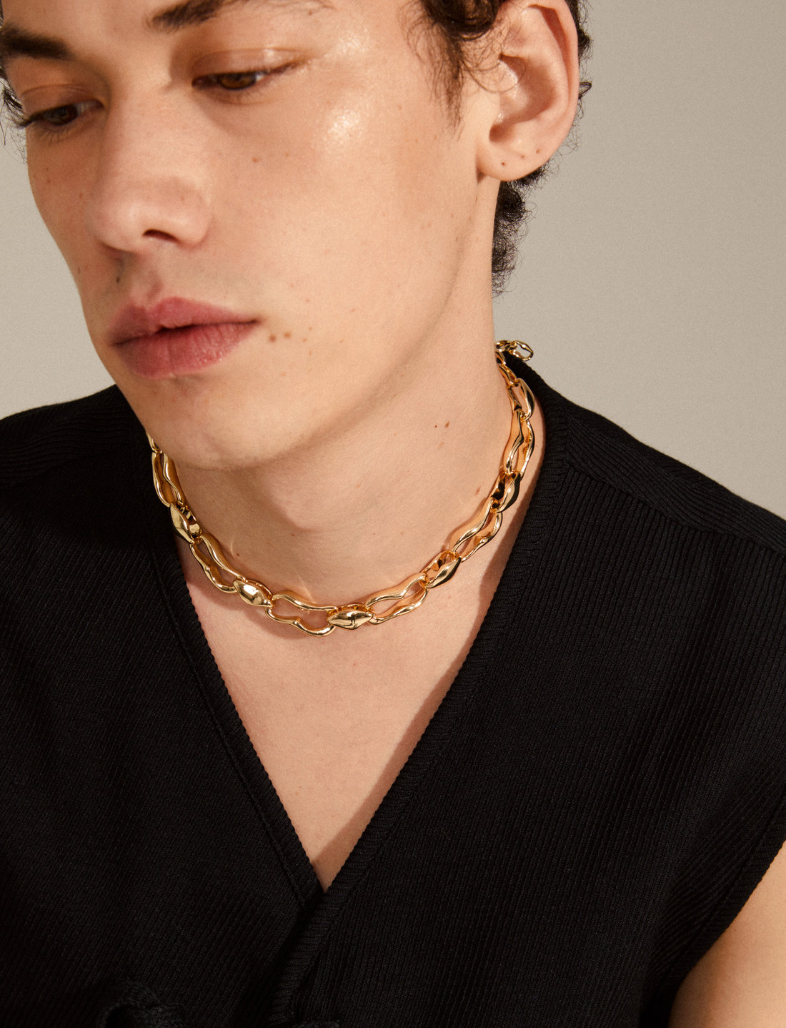 Pilgrim Wave Recycled Necklace Chain necklaces Boozt