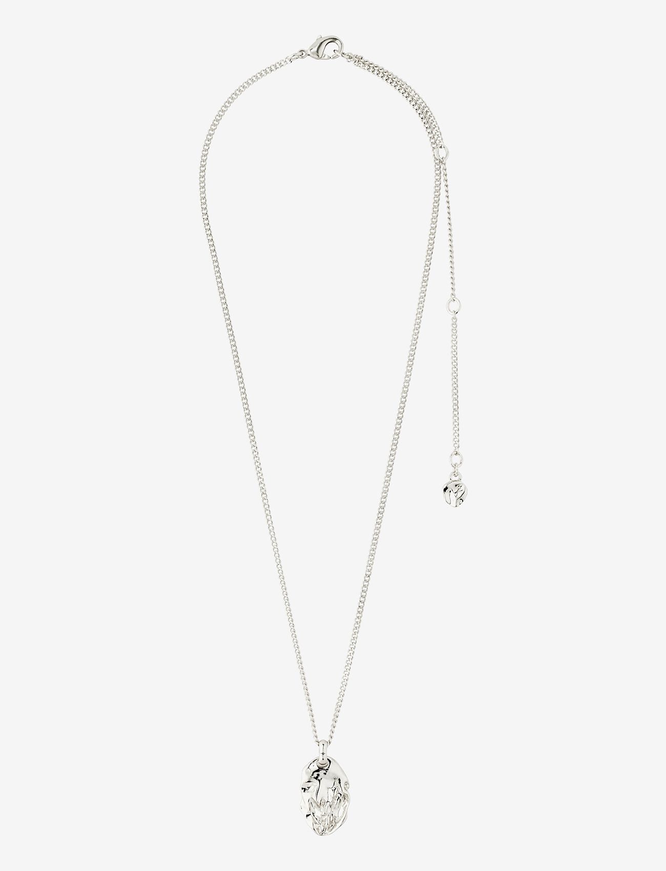 Pilgrim - SUN recycled coin necklace - halskæder med vedhæng - silver plated - 1
