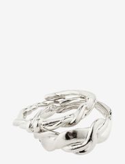 SUN recycled ring, 2-in-1 set - SILVER PLATED