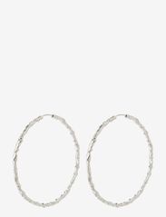 SUN recycled mega hoops - SILVER PLATED