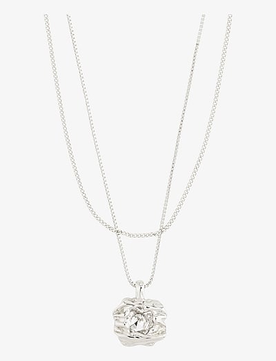 Feel Necklace 2-In-1 Set Silver-Plated - HalskæDer Med VedhæNg
