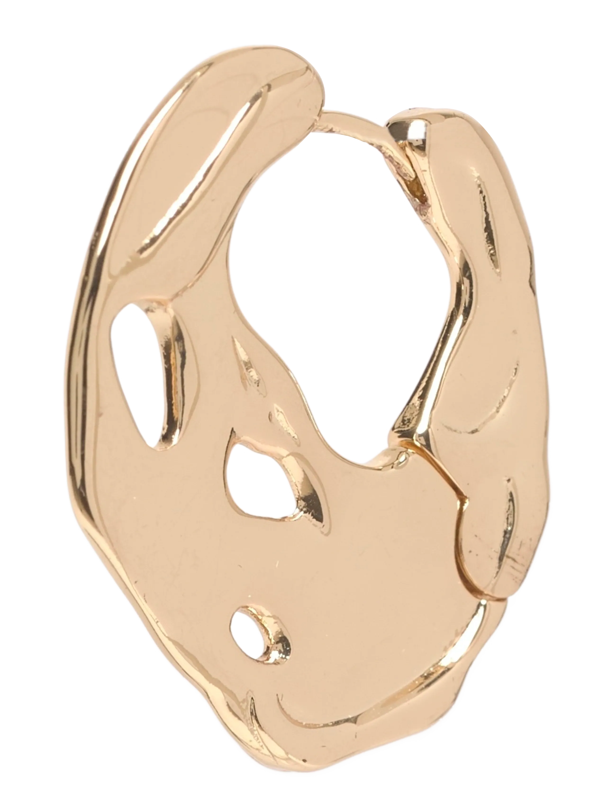 Pilgrim Dawn Hoop Earrings Gold-Plated, One Size, Earrings, Gold - Hoops, Frauen