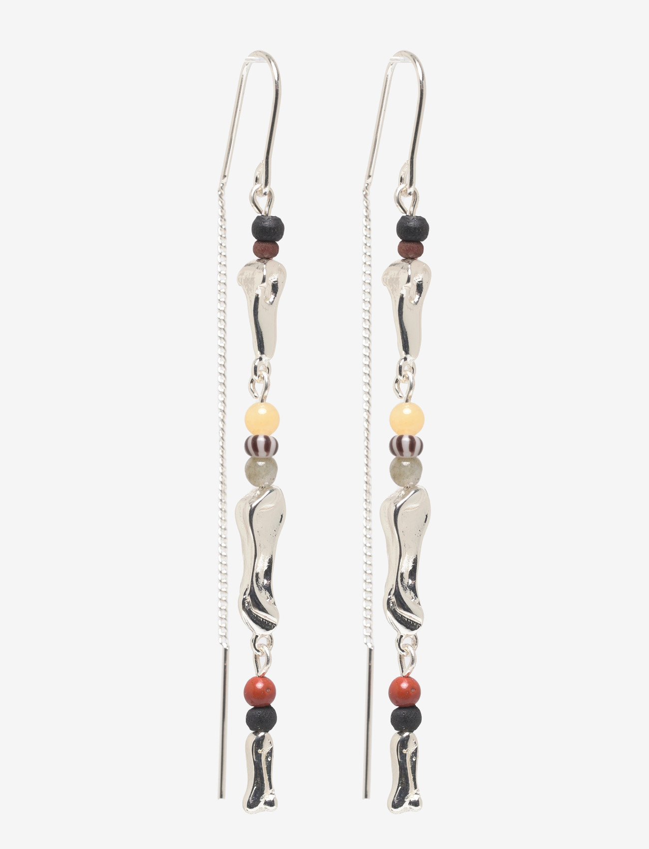 Pilgrim - DAWN chain earrings silver-plated - oorhangers - silver plated - 0