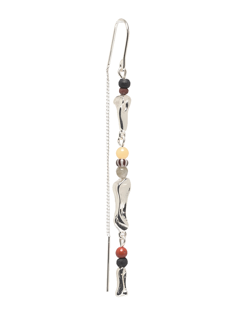 Pilgrim - DAWN chain earrings silver-plated - oorhangers - silver plated - 1