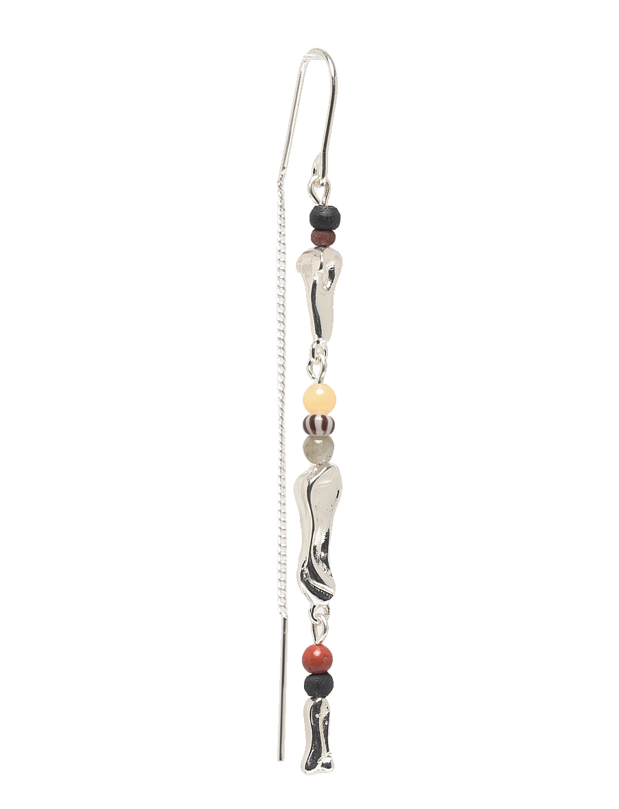 Pilgrim - DAWN chain earrings silver-plated - ohrhänger - silver plated - 1