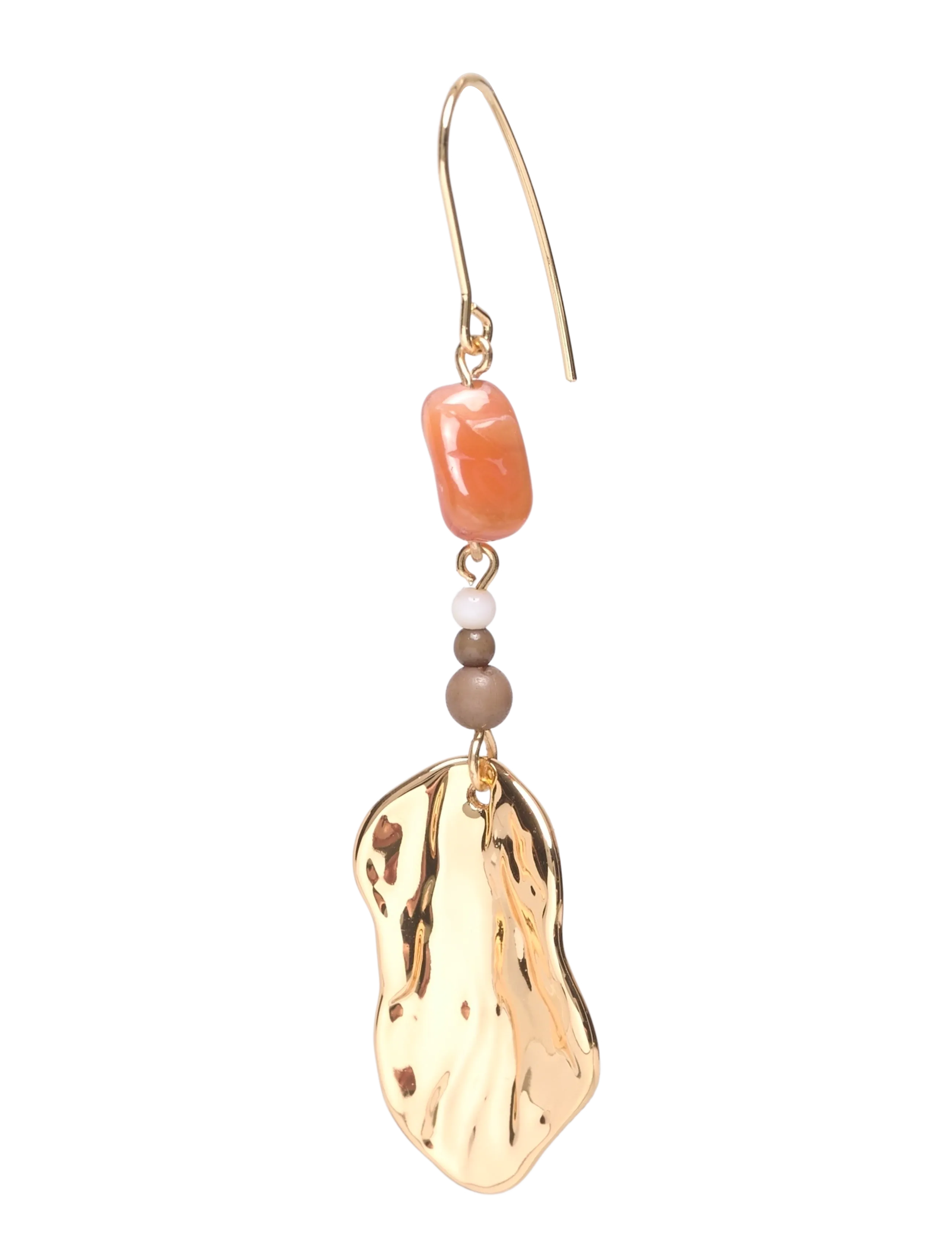 ECLIPSE earrings gold-plated - GOLD PLATED