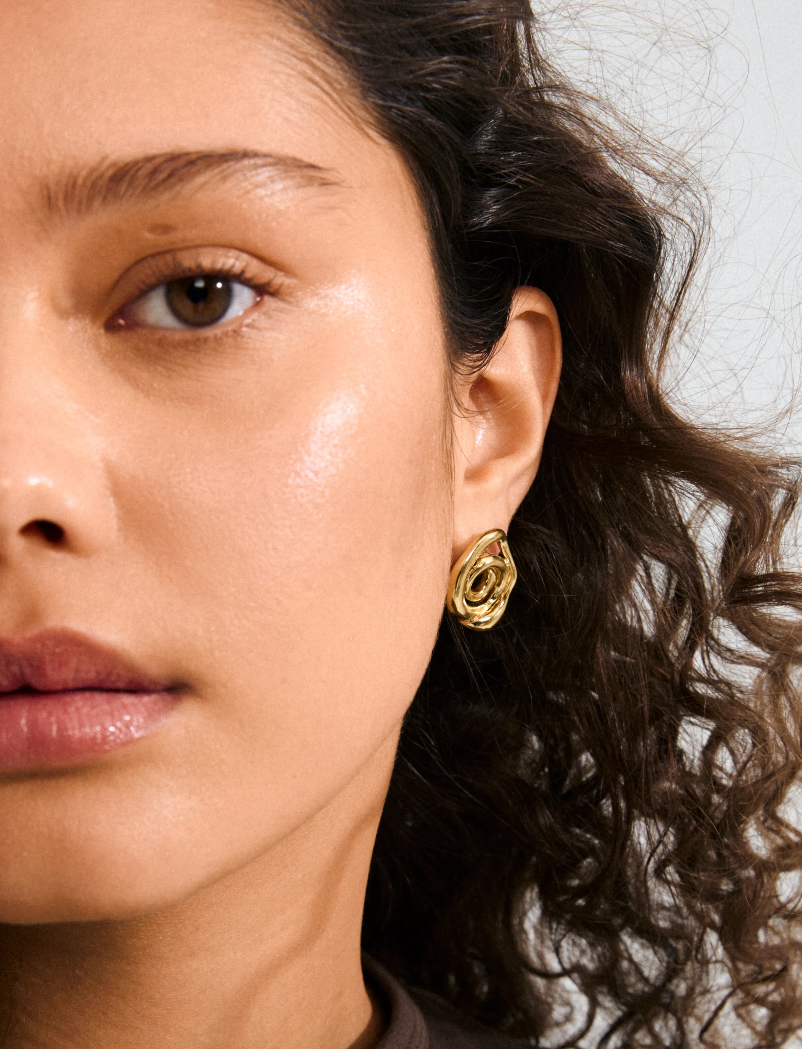 Pilgrim - UNFOLD earrings gold-plated - stud earrings - gold plated - 2