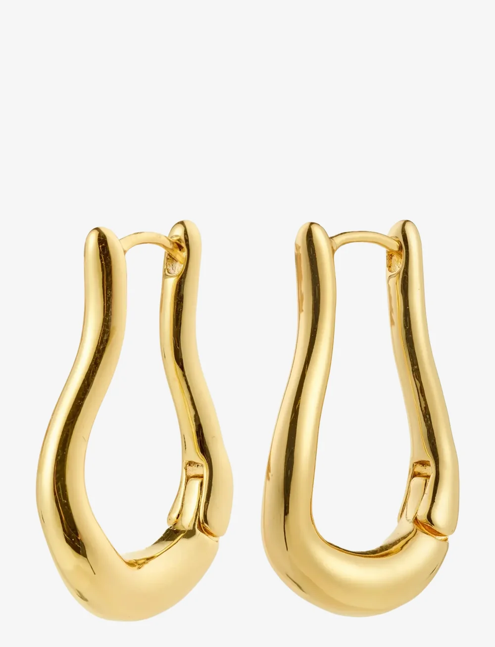 Pilgrim - UNFOLD hoops gold-plated - lykkjur - gold plated - 1