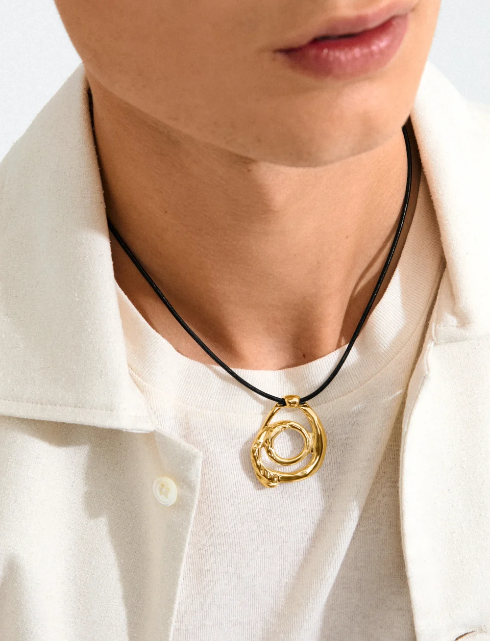 Pilgrim - UNFOLD necklace gold-plated - išraiškingi vėriniai - gold plated - 3