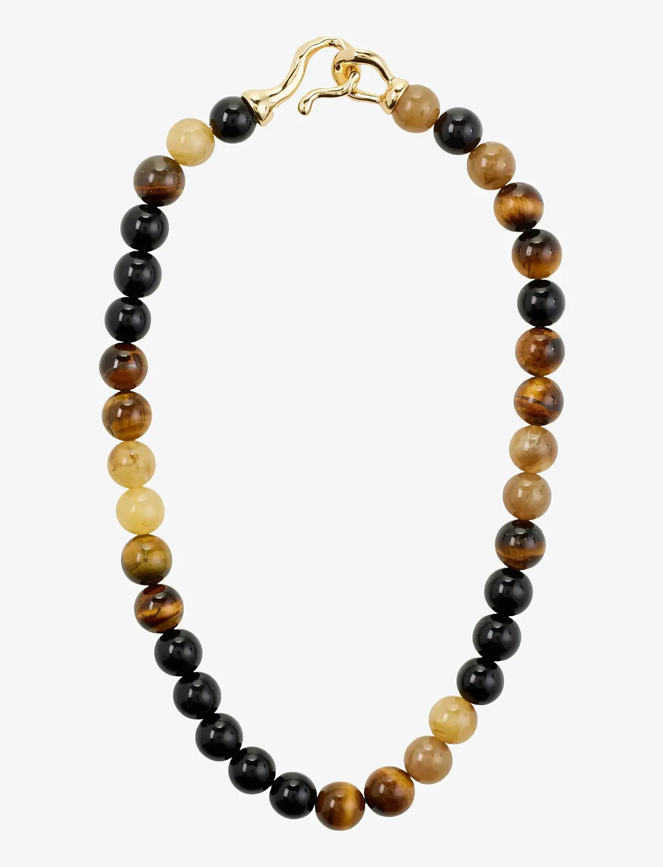 Pilgrim - UNFOLD necklace gold-plated/brown - necklaces - gold plated - 2