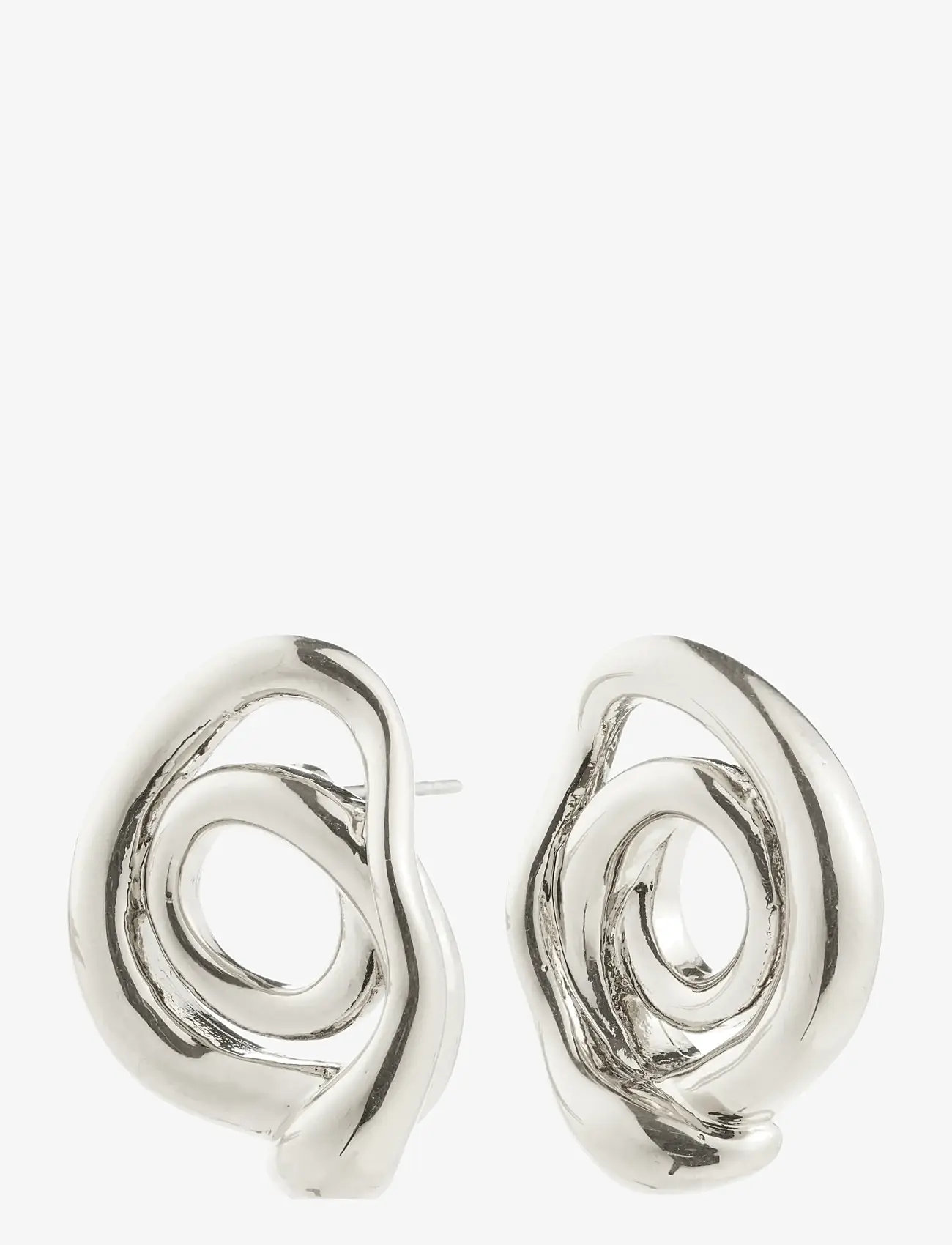 Pilgrim - UNFOLD earrings silver-plated - naastkõrvarõngad - silver plated - 1