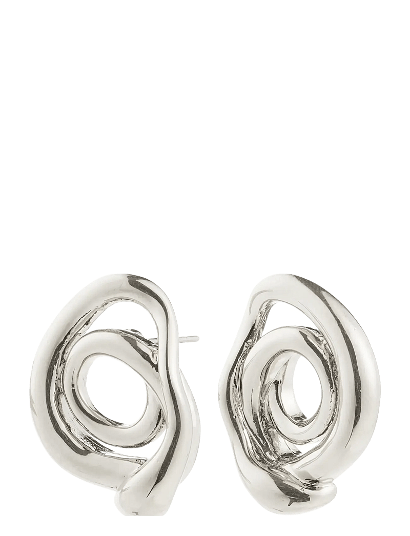 Pilgrim - UNFOLD earrings silver-plated - naastkõrvarõngad - silver plated - 1
