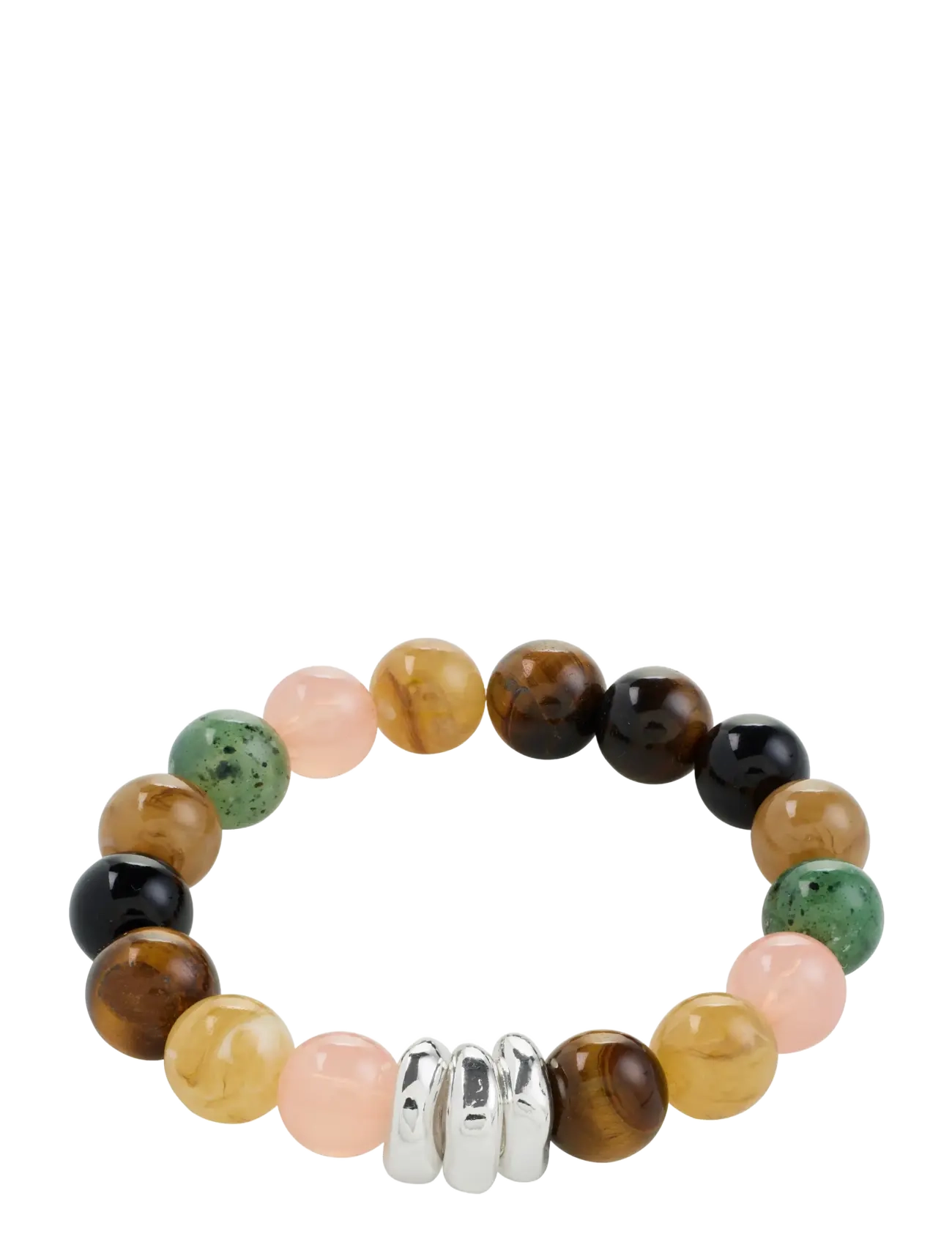 UNFOLD bracelet silver-plated/multi colour - SILVER PLATED