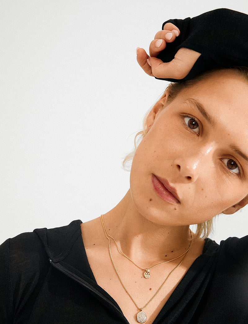 Pilgrim - SHIFT necklace 2-in-1 set, gold-plated - perlekæder - gold plated - 3