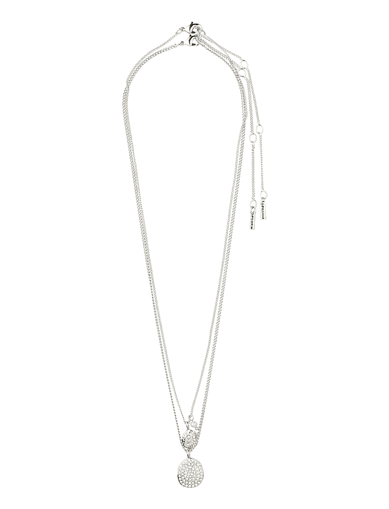 Pilgrim - SHIFT necklace 2-in-1 set, silver-plated - perlenketten - silver plated - 2