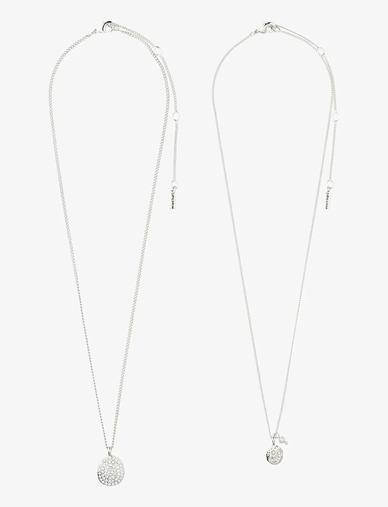 Pilgrim - SHIFT necklace 2-in-1 set, silver-plated - perlenketten - silver plated - 3