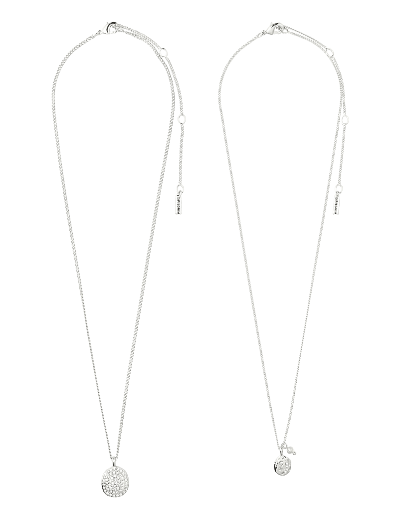 Pilgrim - SHIFT necklace 2-in-1 set, silver-plated - perlenketten - silver plated - 3