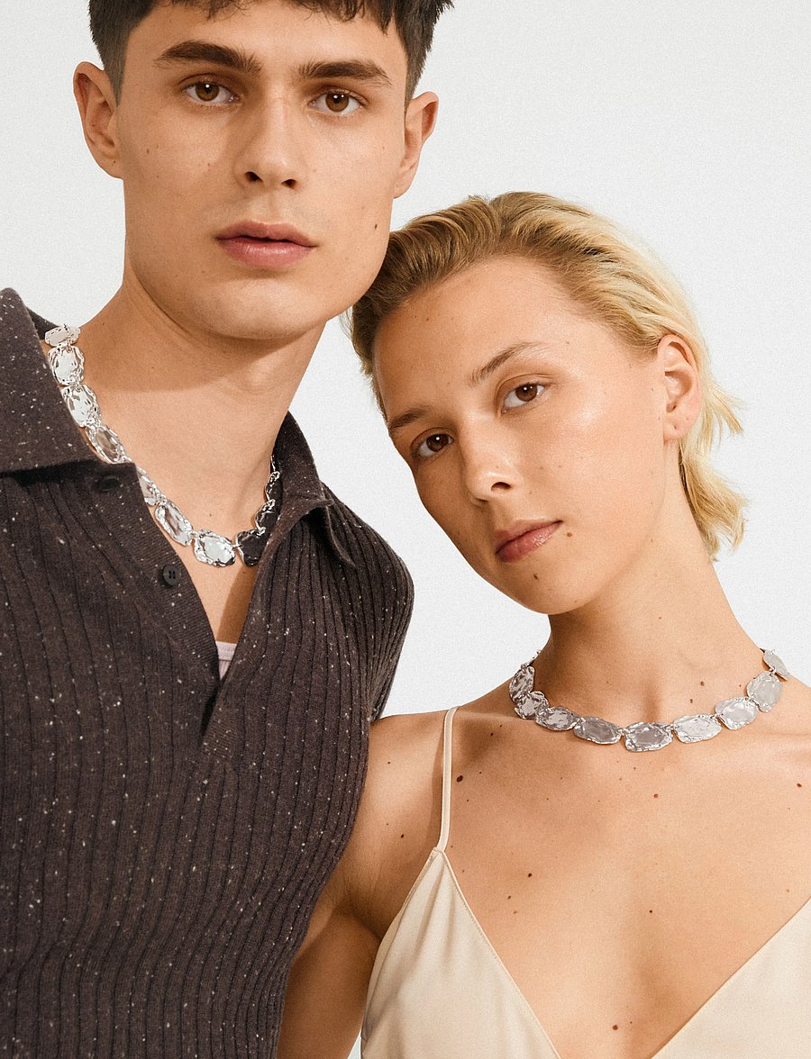 Pilgrim - SHIFT necklace silver-plated - statement kaelakeed - silver plated - 0