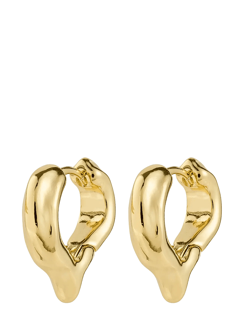 Pilgrim - IRIS earrings gold-plated - kreolen - gold plated - 1