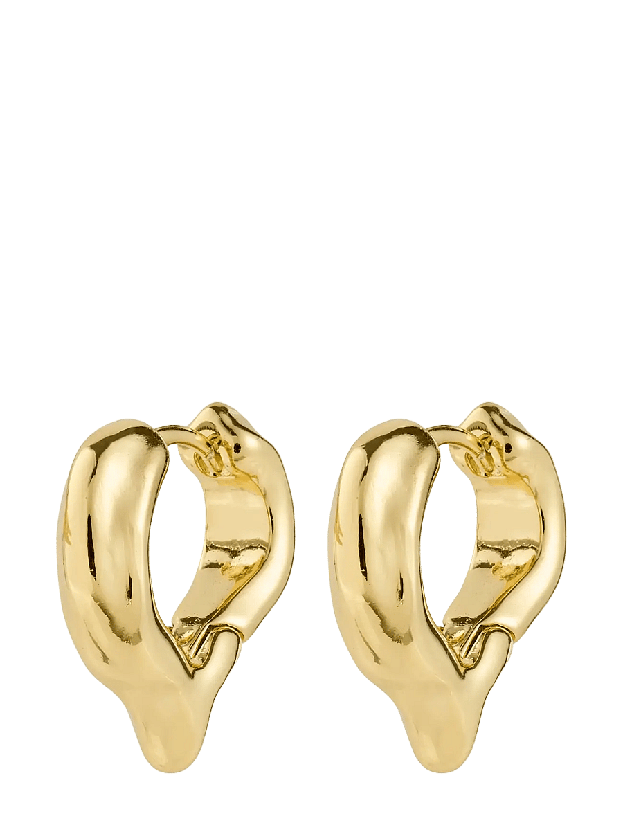 Pilgrim - IRIS earrings gold-plated - kreolen - gold plated - 1