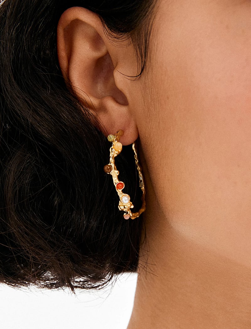 Pilgrim - IRIS hoop earrings gold-plated - hoops - gold plated - 2