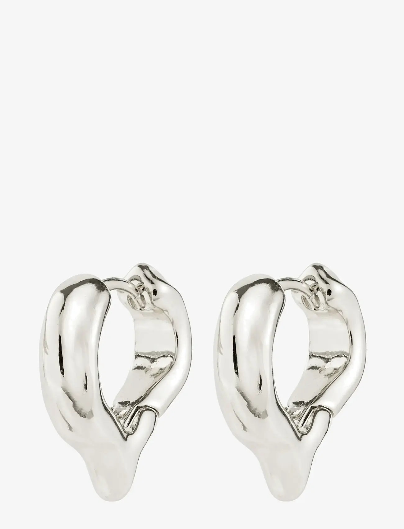 Pilgrim - IRIS earrings silver-plated - kreolen - silver plated - 1