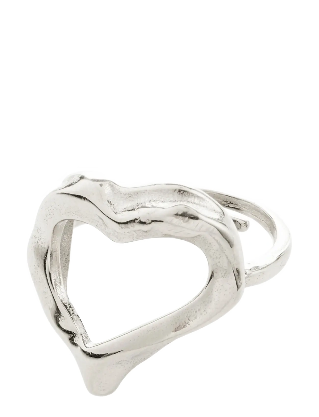 Pilgrim IRIS ring silver-plated - Festtøj - SILVER PLATED / silver