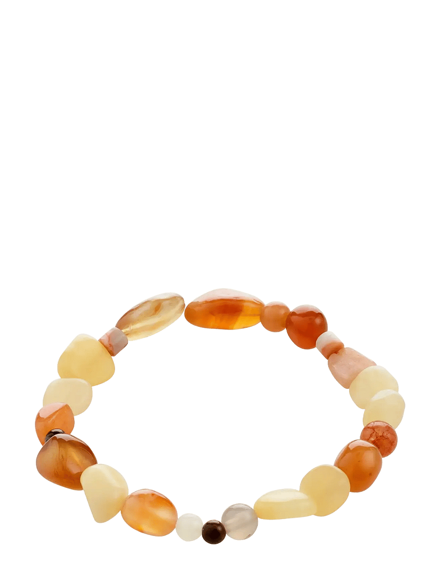 Pilgrim - IRIS bracelet sand/multi - konfirmation - silver plated - 1