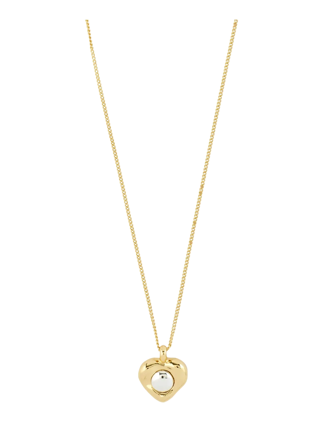 PILGRIM Nova Heart Kette Gold-Plated Gold - One Size - Damen