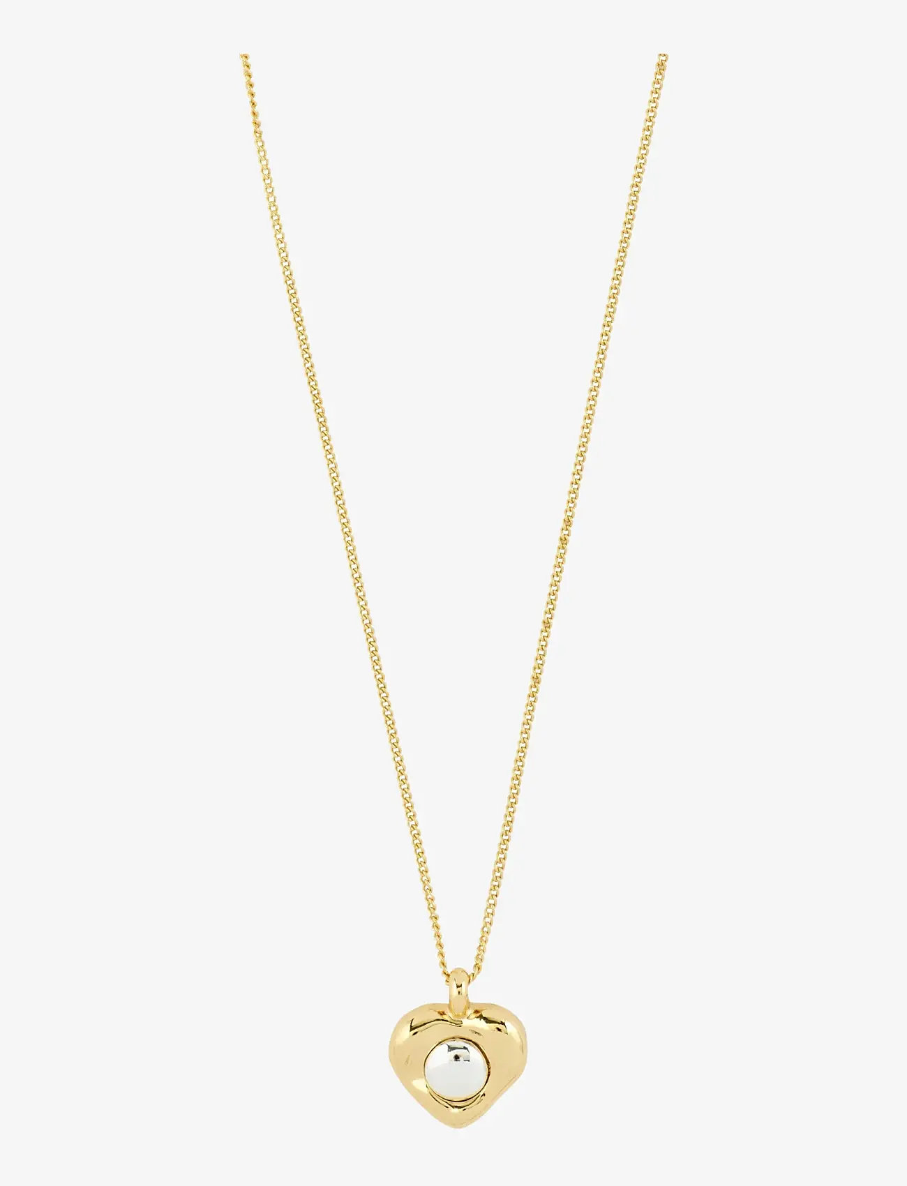 Pilgrim - NOVA heart necklace gold-plated - pendant necklaces - gold plated - 1