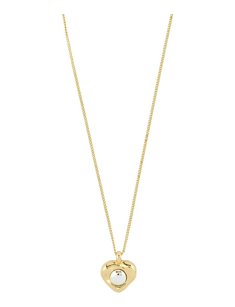 Pilgrim - NOVA heart necklace gold-plated - halskæder med vedhæng - gold plated - 1