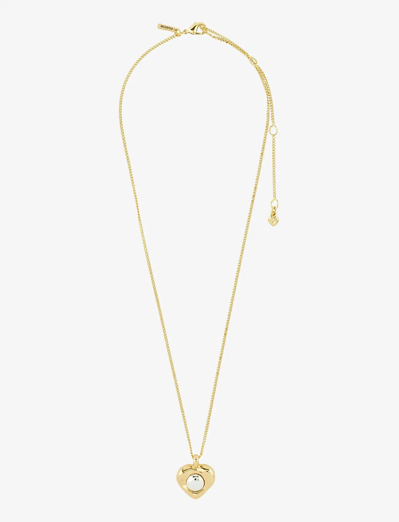 Pilgrim - NOVA heart necklace gold-plated - pendant necklaces - gold plated - 2
