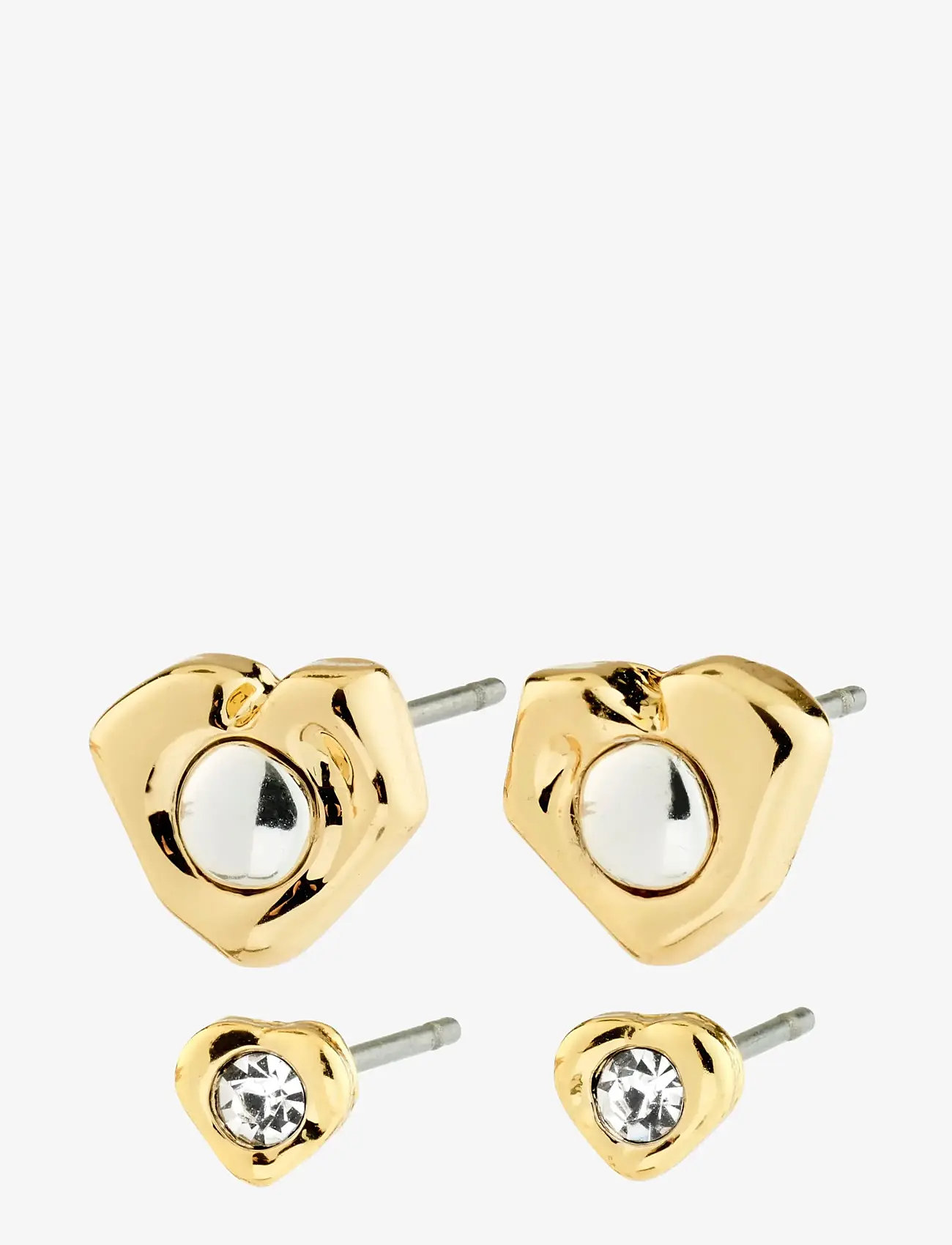 Pilgrim - NOVA earrings 2-in-1 set, gold-plated - ohrstecker - gold plated - 1