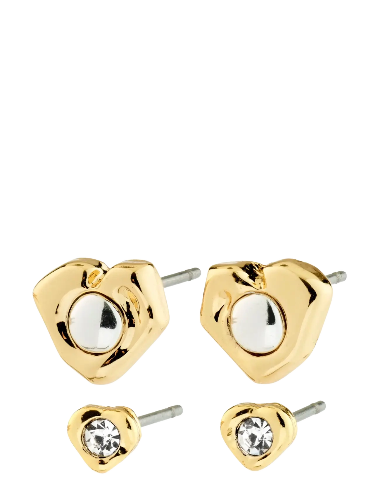 Pilgrim NOVA earrings 2-in-1 set, gold-plated - Konfirmation - GOLD PLATED / gold