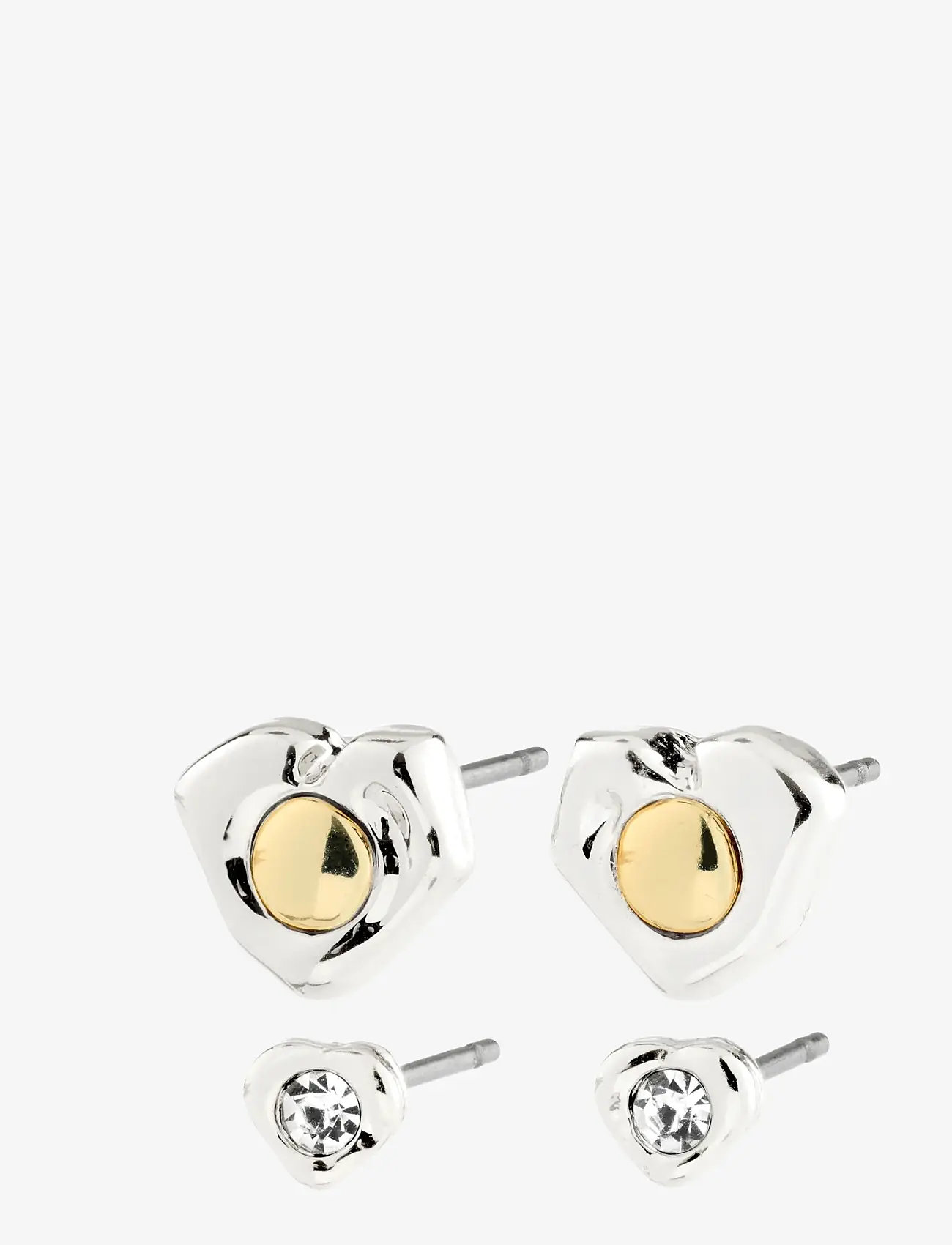 Pilgrim - NOVA earrings 2-in-1 set, silver-plated - ohrstecker - silver plated - 1