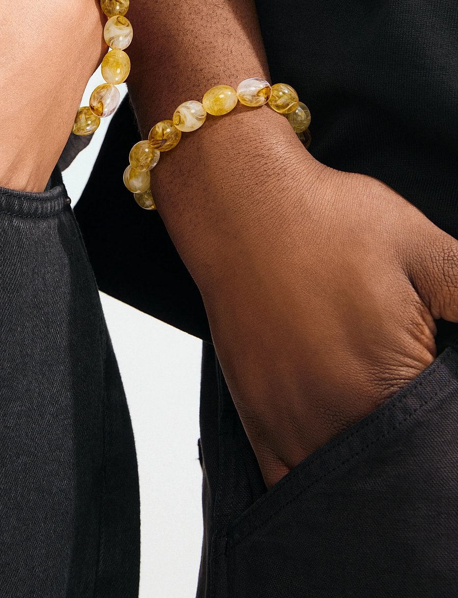 Pilgrim - STILL bracelet yellow - yellow - 3