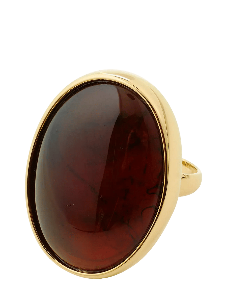 Pilgrim - STILL ring gold-plated/brown - konfirmation - gold plated - 1