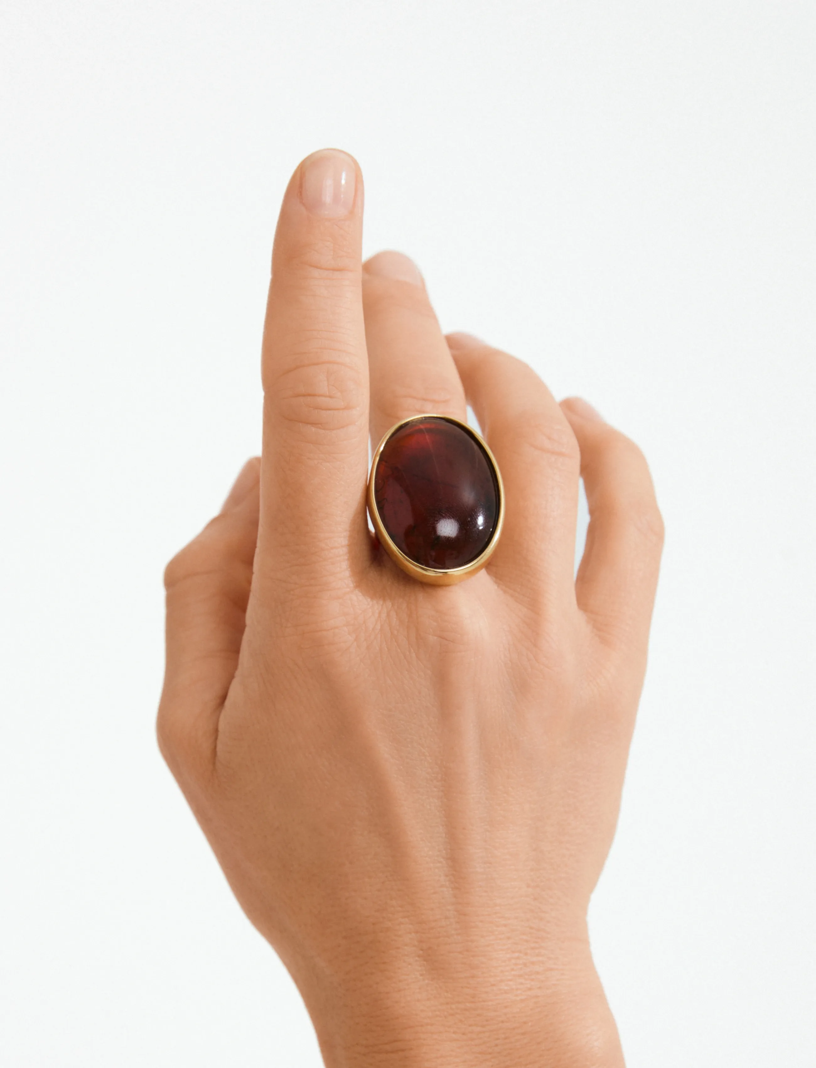 Pilgrim - STILL ring gold-plated/brown - konfirmation - gold plated - 3