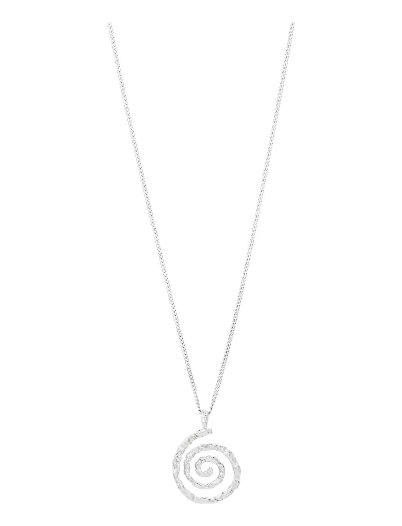 Pilgrim STILL necklace silver-plated - Izteiksmīgas kaklarotas - SILVER PLATED / silver