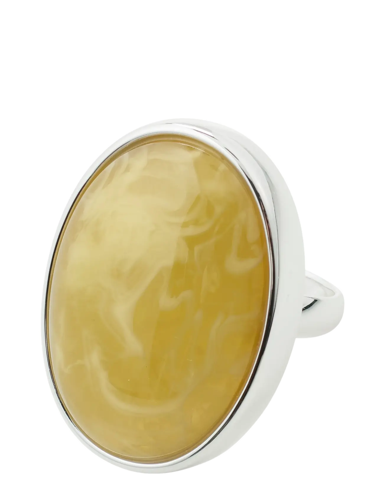 Pilgrim STILL ring silver-plated/yellow - Besondere Anlässe - SILVER PLATED / yellow