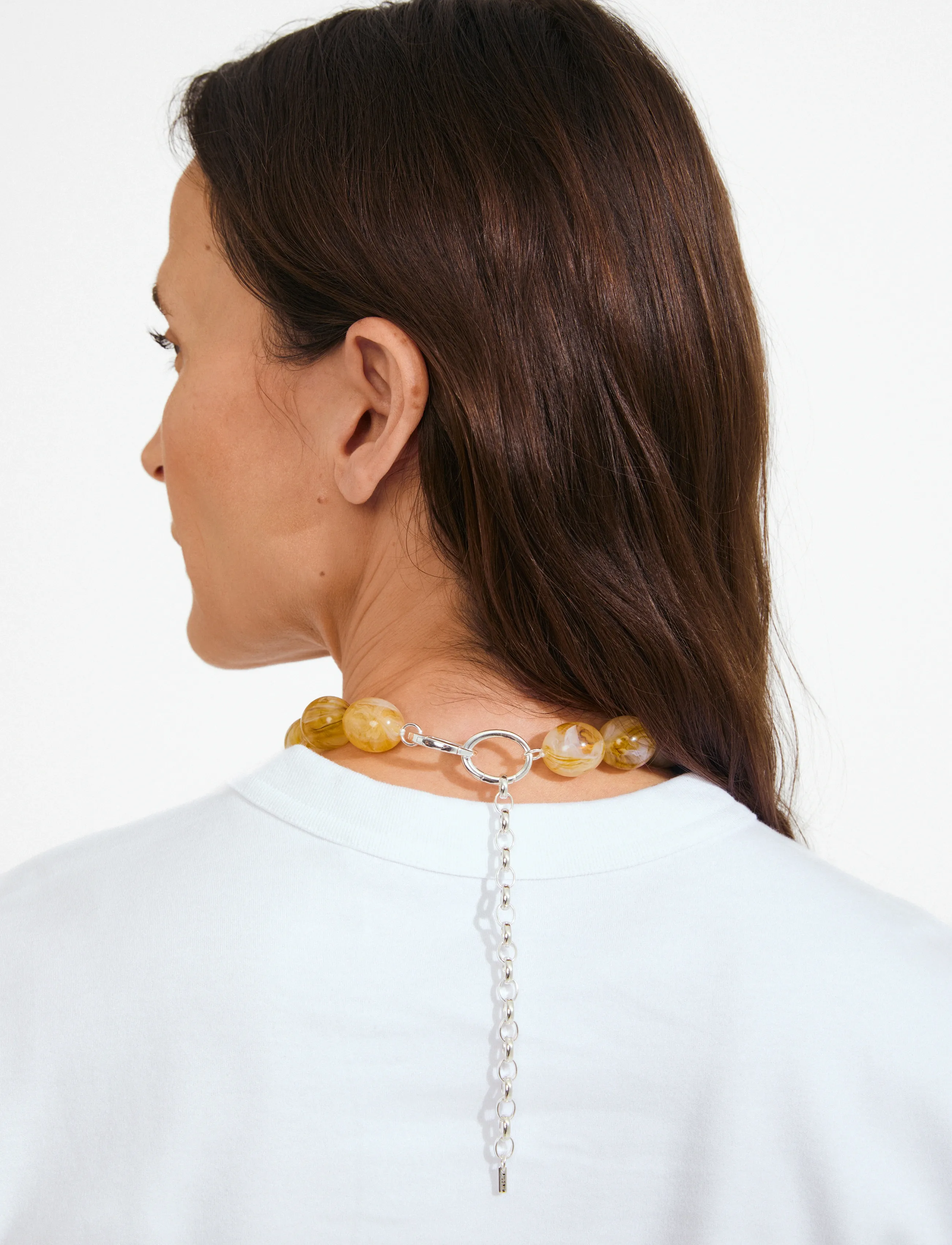 Pilgrim - STILL necklace silver-plated/yellow - statement necklaces - silver plated - 2
