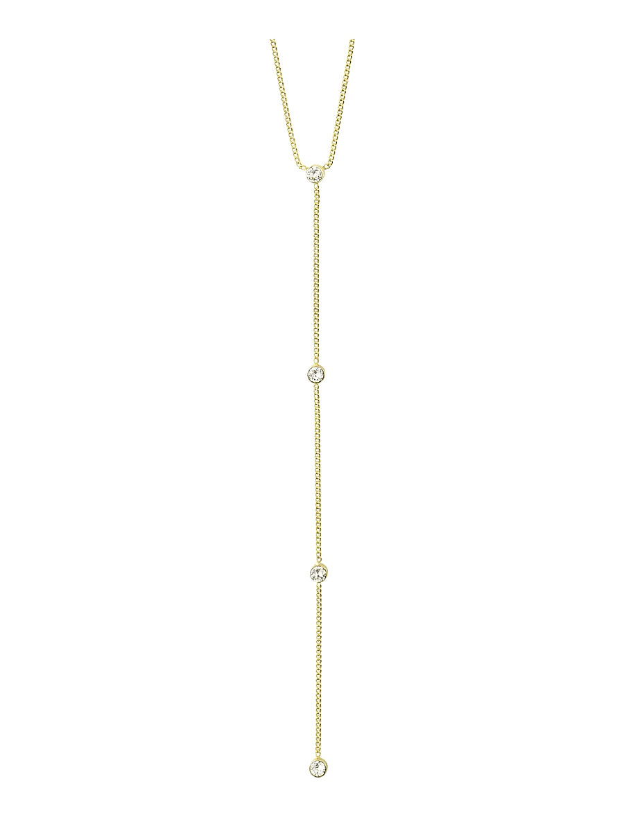 Pilgrim - ROOT Y-necklace gold-plated - ripatsiga kaelakeed - gold plated - 1