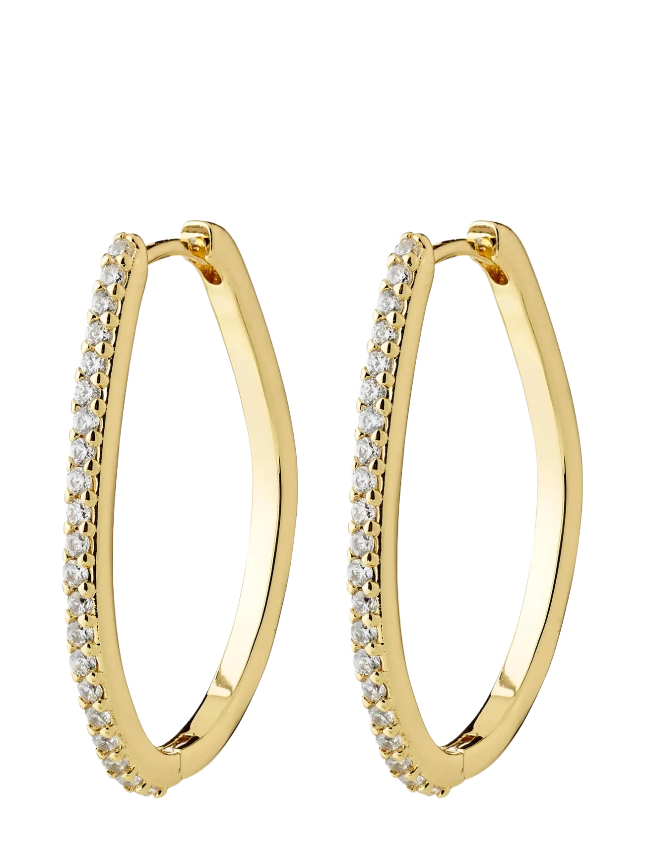 Pilgrim - Root Hoop Earrings Gold-Plated