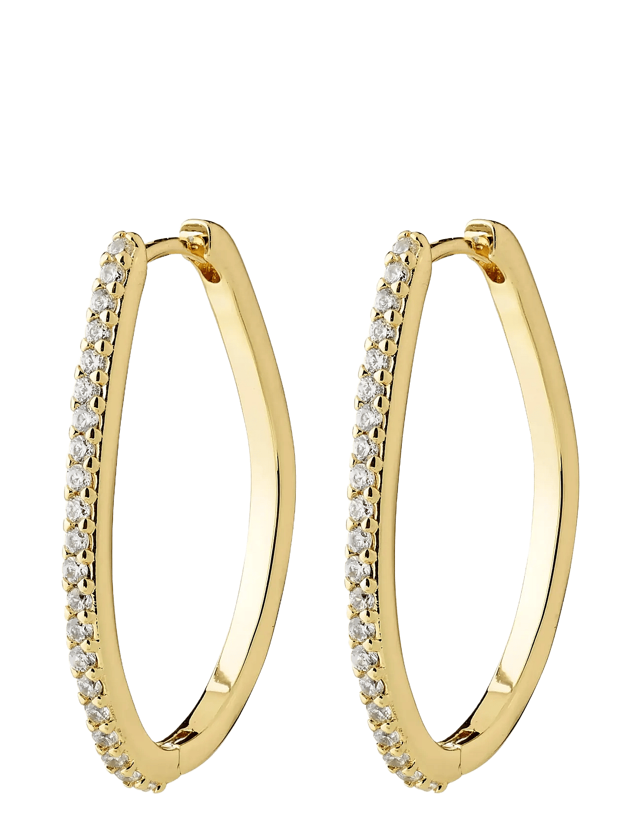 Pilgrim - Root Hoop Earrings Gold-Plated