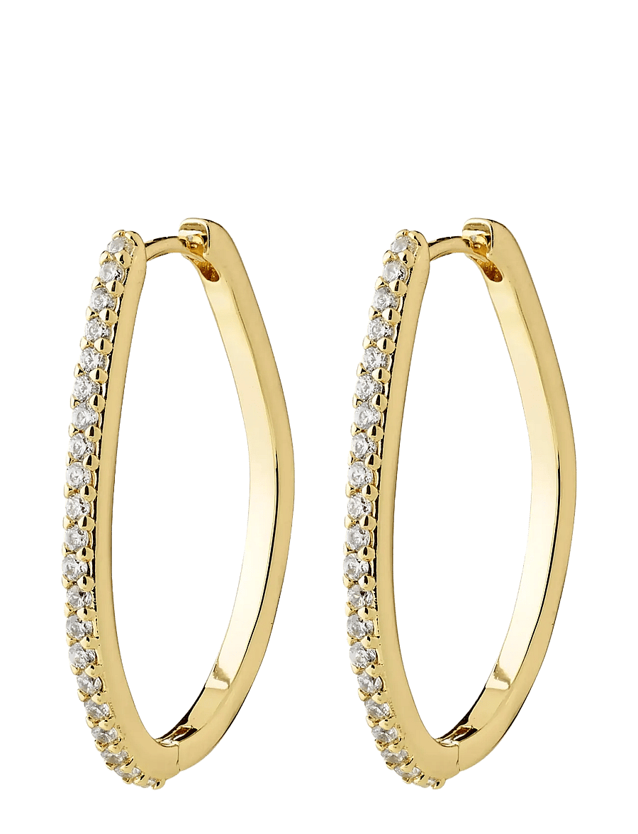 Pilgrim - ROOT hoop earrings gold-plated - kreolen - gold plated - 1