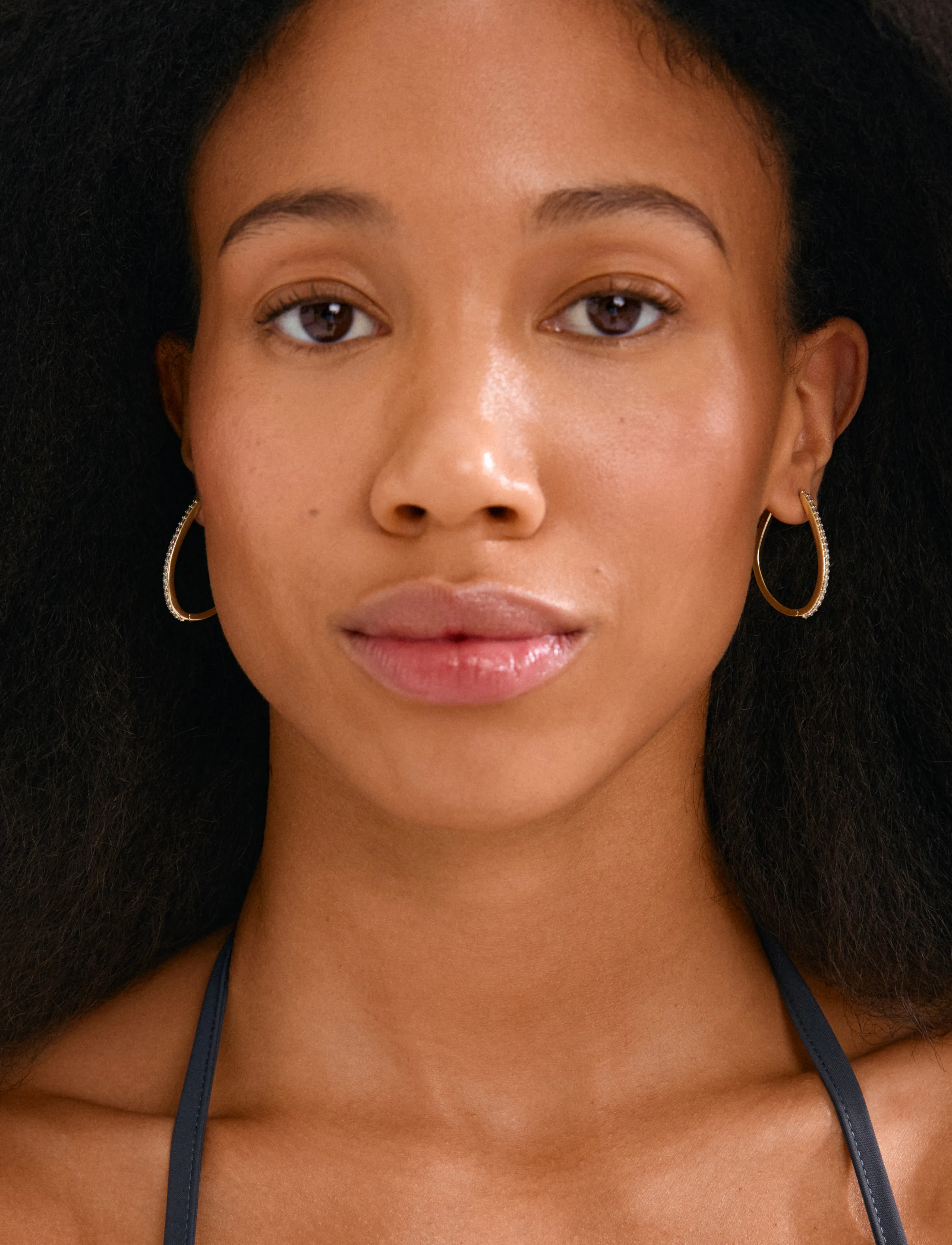 Pilgrim - ROOT hoop earrings gold-plated - kreolen - gold plated - 0