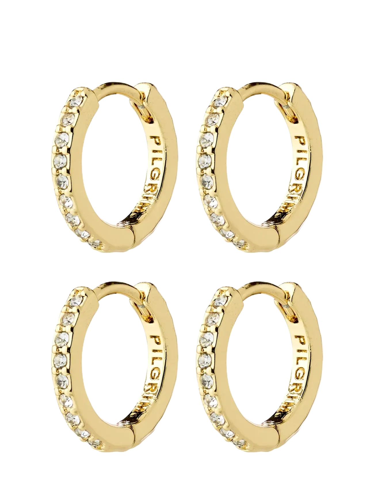 Pilgrim ROOT earrings 2-in-1 set, gold-plated - Ohrringe - GOLD PLATED / gold