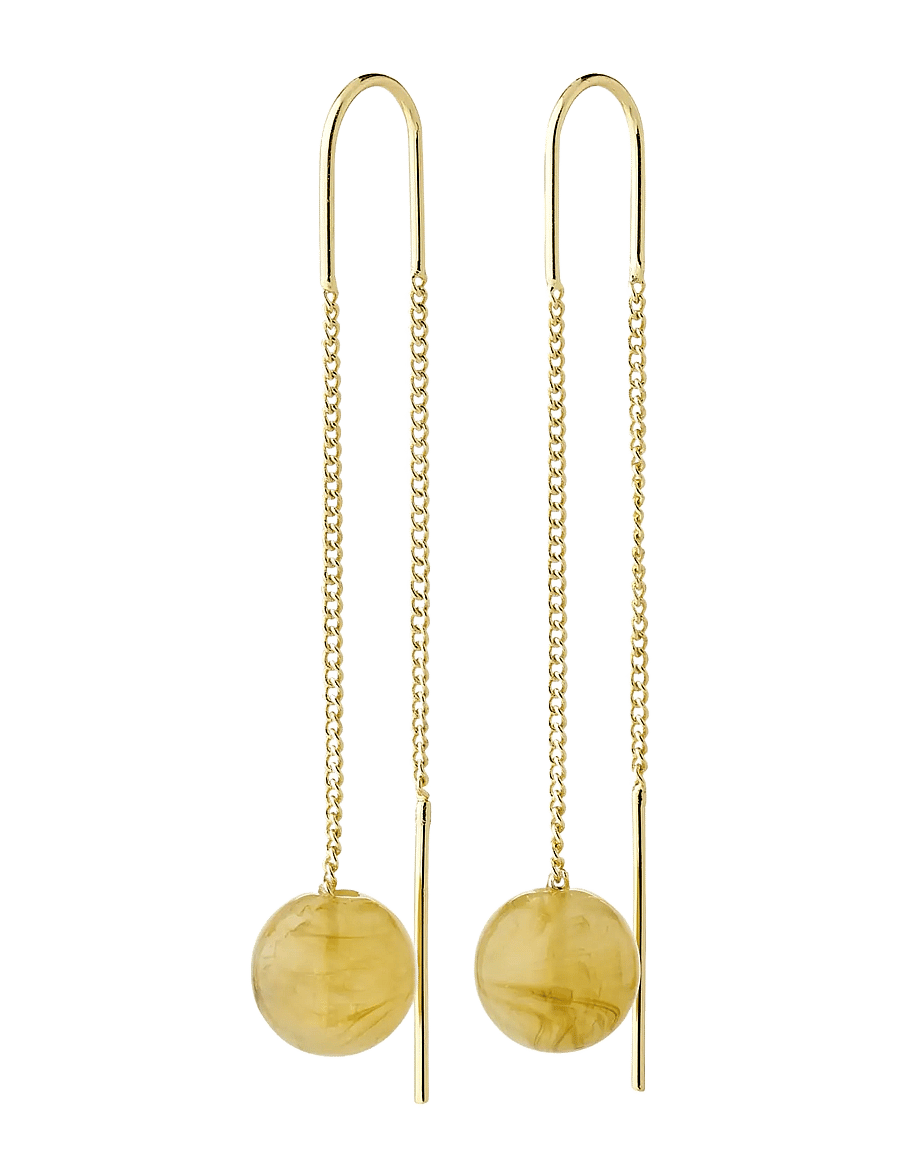 Pilgrim - ROOT chain earrings gold-plated - ohrhänger - gold plated - 1