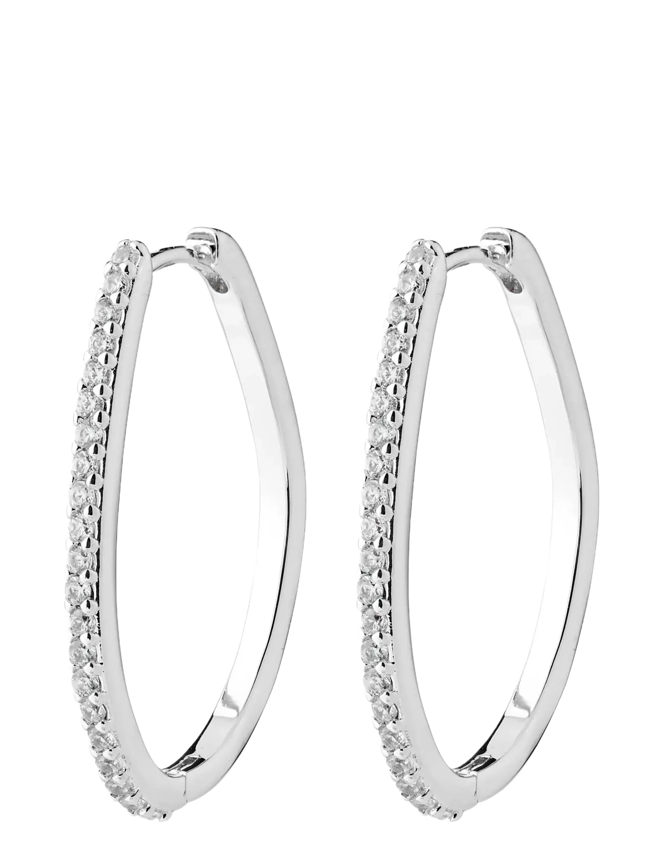 Pilgrim - Root Hoop Earrings Silver-Plated